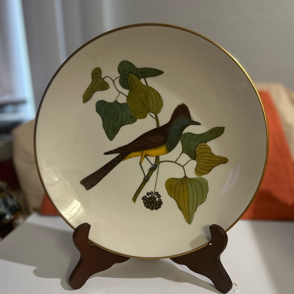 Crested Fly Catcher Plate